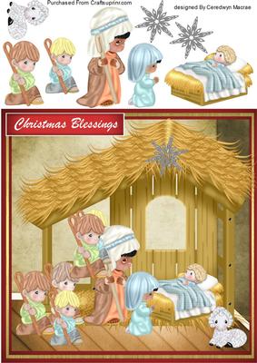Lovely Childrens Nativity Scene