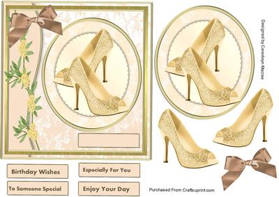 Lovley Sparkly Cream Shoes