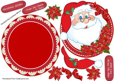 Lovely Christmas Santa Rocker