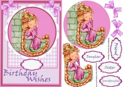 Beautiful Princess in the Castle