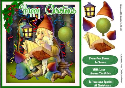 The Story Teller Gnome at Christmas 