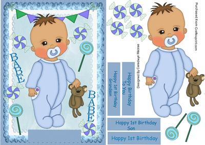Happy 1st Birthday Baby Boy
