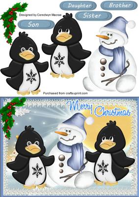 The Snowman and Penqiuns