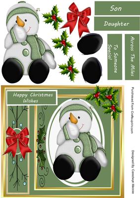 The Lovely Green Snowman