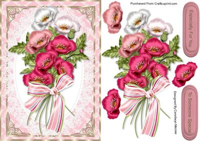 Lovely Spray of Pink Flowers