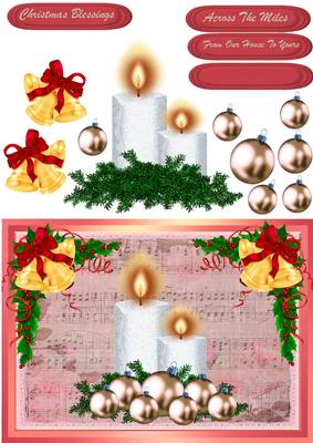 Lovely White Candles and Bells