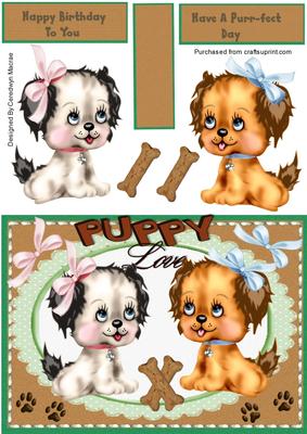 Puppy Love for Two Adorable Pups