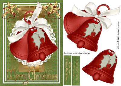 Lovely Christmas Bells on Lace