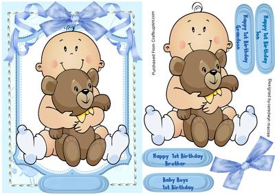 Happy 1st Birthday Little Boy
