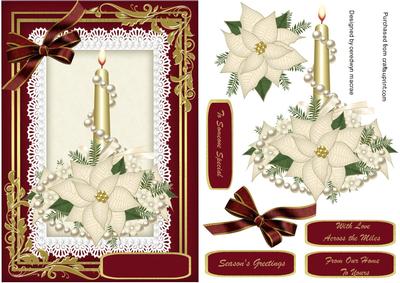 Lovely Cream Christmas Candles