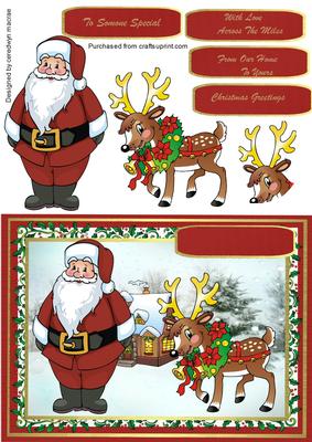Santa and the Reindeer