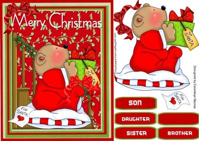 Little Bear Waiting for Santa