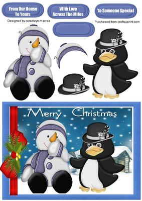 The Penquin and Snowman 