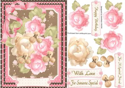 Beautiful Roses on Taurpe and Pink