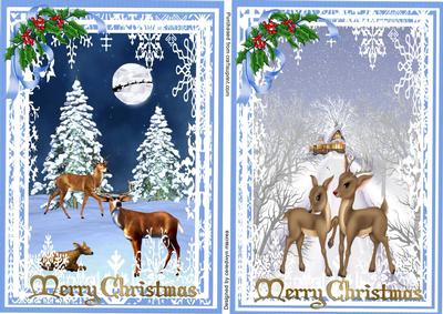 Christmas Scene Toppers