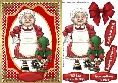 Lovely Mre Clause and Elf .