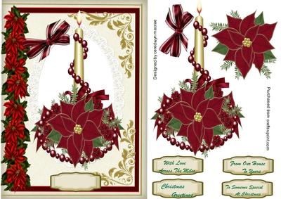 Beautiful Christmas Cranberry Candle 