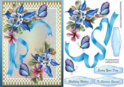 Beautiful Fleurdelaforet and Butterflys