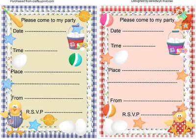 Sunny Side Up Party Invites
