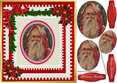 Lovely Vintage Santa