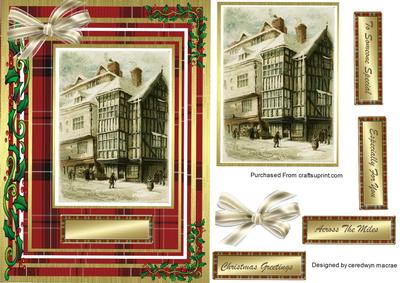 Lovely Victorian Christmas Scene.