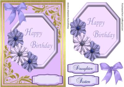 Lovely Lilac Happy Birthday