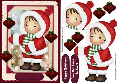 Lovely Little Christmas Girl