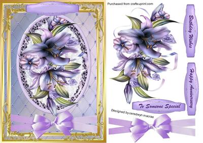 Beautiful Lillies in Lilac