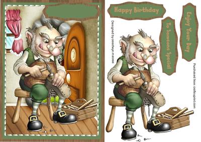 The Goblin Cobbler at Work 