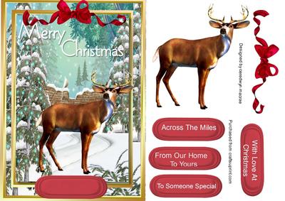 Beautiful Christmas Stag 