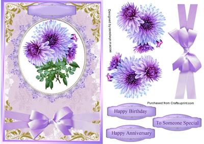Lovely Dahliasin Lilac