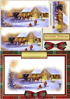 Beautiful Christmas Book in Red