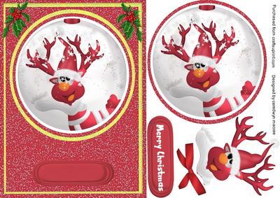 Lovely Cute Toon Reinder 