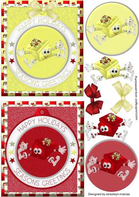 Two Lovely Toppers with Decoupage