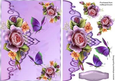 Lovely Lilac Envelope Card