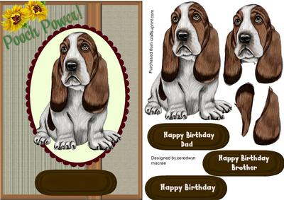 Lovely Pooch Power Basset Hound
