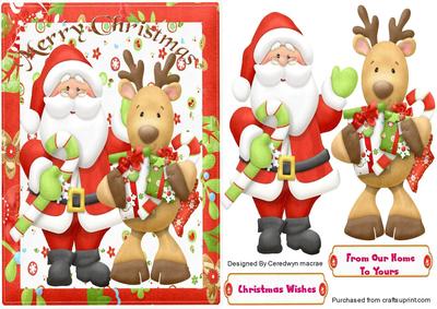 Lovely Santa and Reindeer