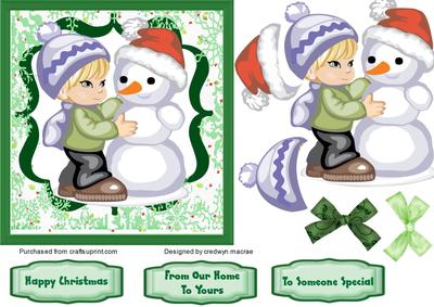 The Little Boy and the Snowman .