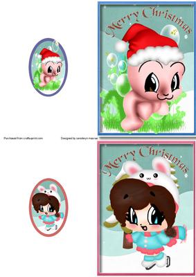 Two A6 Quick Print and Fold Cards 3