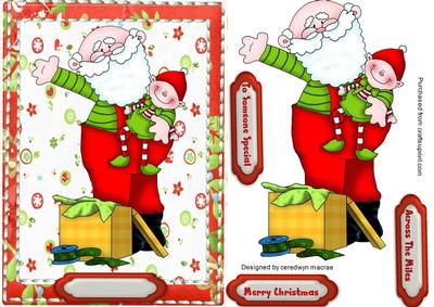 Santa Left Holding the Baby