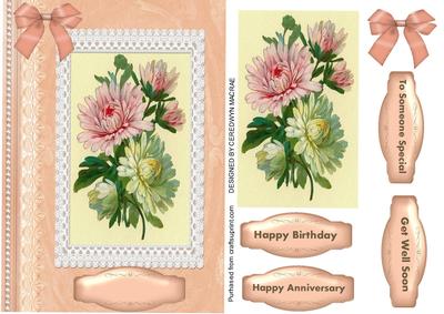 Lovely Pink and Cream Flowers