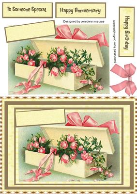 Lovely Pink Rose Ina Box
