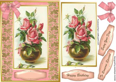 Beautiful Roses in a Vase.