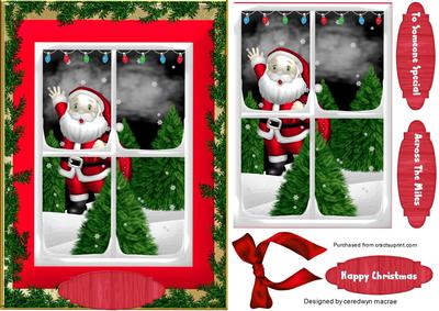 Cute Santa Clause Wavung ( Red )
