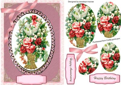 Lovely Roses and Lily of the Valley, ( Pyramarge )