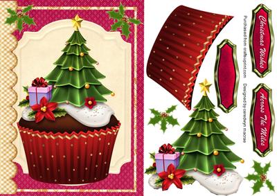 Lovely Cupcake for Christmas .