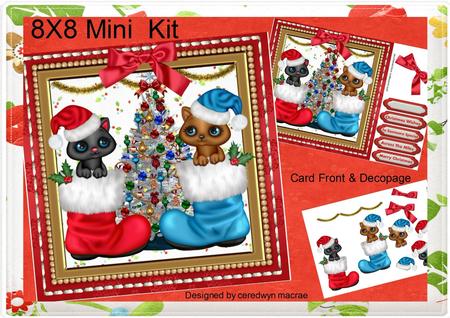 Lovely Puss in Boots 8x8 Mini Kit