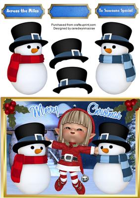 Its Hard Work Building Snowmen 