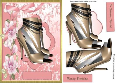 Lovely Naomie Gold Birthday Shoes 
