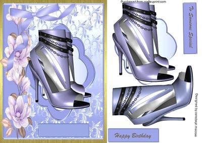 Lovely Naomie Lilac Birthday Shoes.